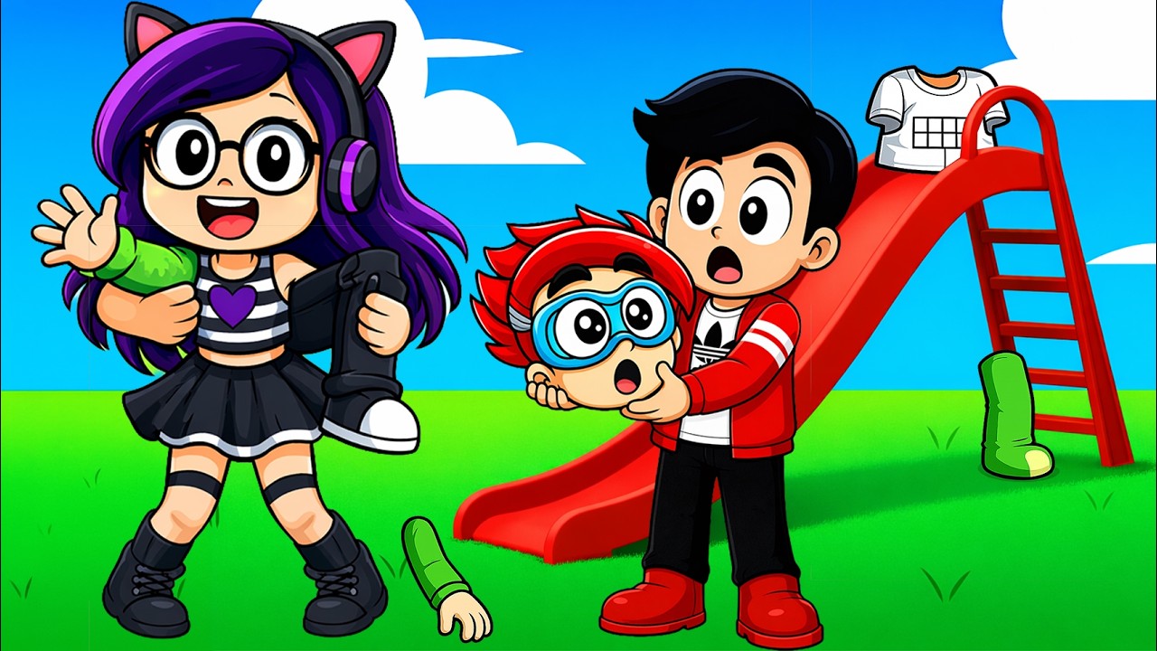 ESCONDI LAS PARTES DEL CUERPO DE MI FAMILIA en Roblox | Kori