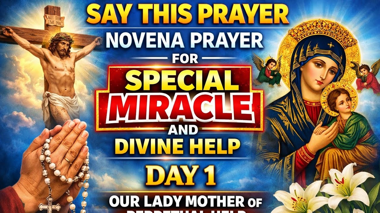 PLACE YOUR TRUST IN GOD TODAY 🙏URGENT PRAYER TO OUR LADY MOTHER OF PERPETUAL HELP FOR MIRACLES