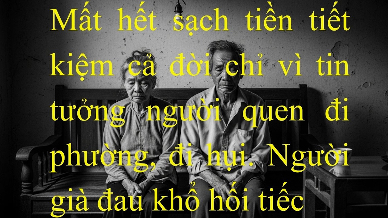 Tiền mất tật mang chỉ vì đi phường , đi hụi. Người già cần đặc biệt chú ý