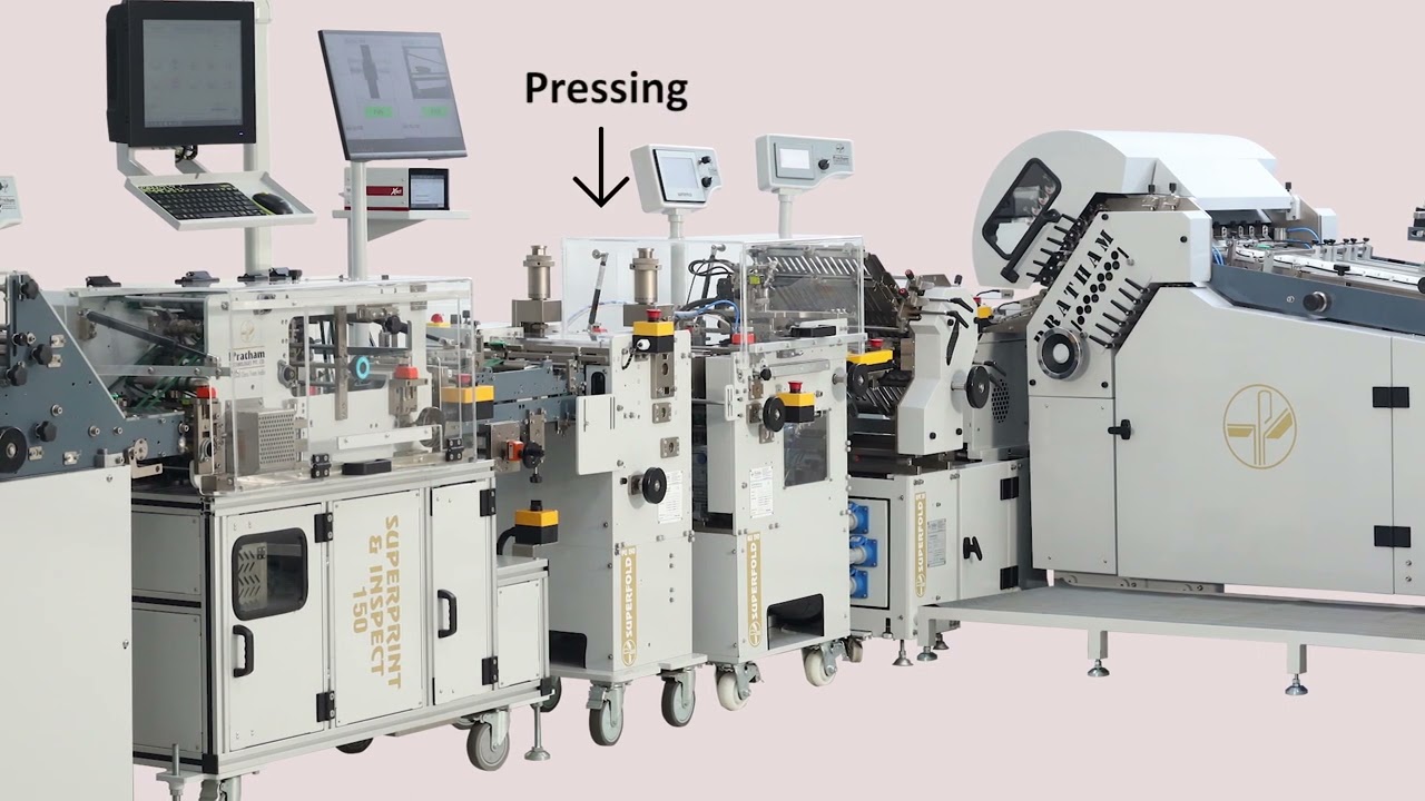 Compact Outsert Folding Machine Model: IRPF 53/12 with Standard Accessories: