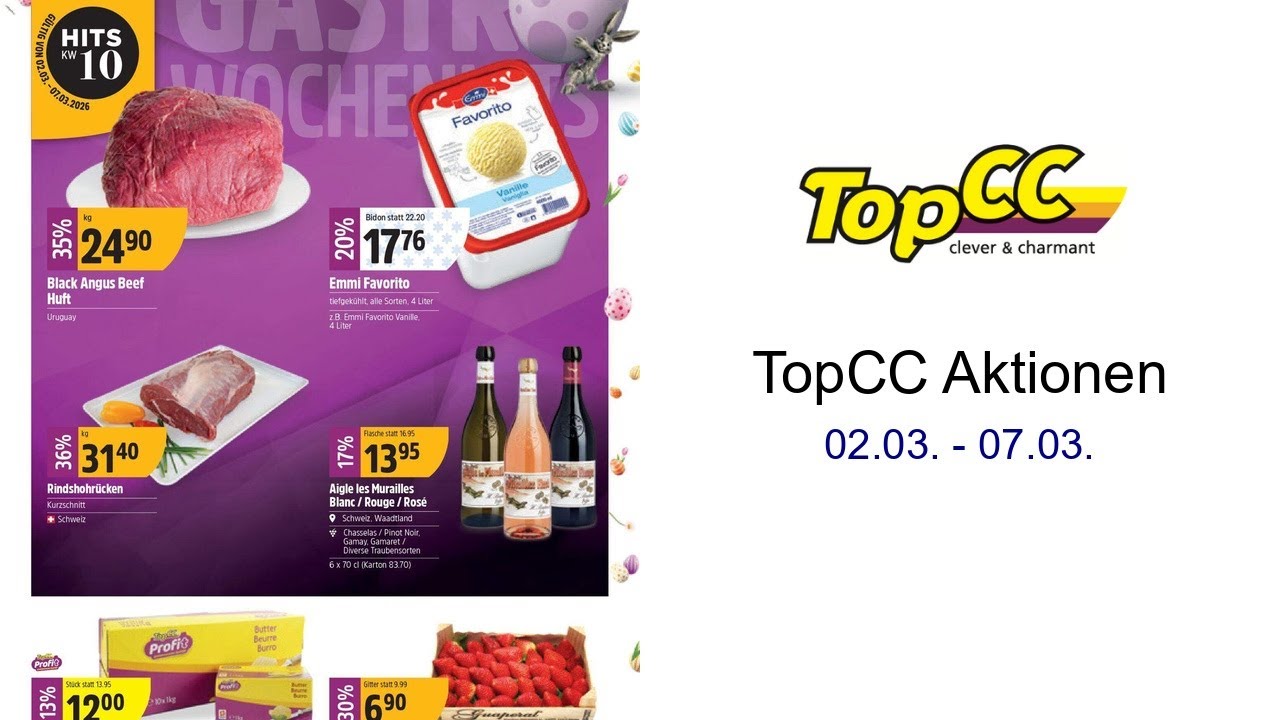 TopCC Aktionen 02.03. - 07.03.