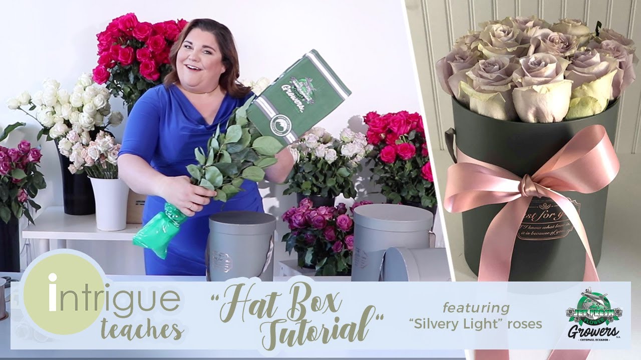 Fresh Rose Hat Box Tutorial - Intrigue Designs x Jet Fresh Flowers