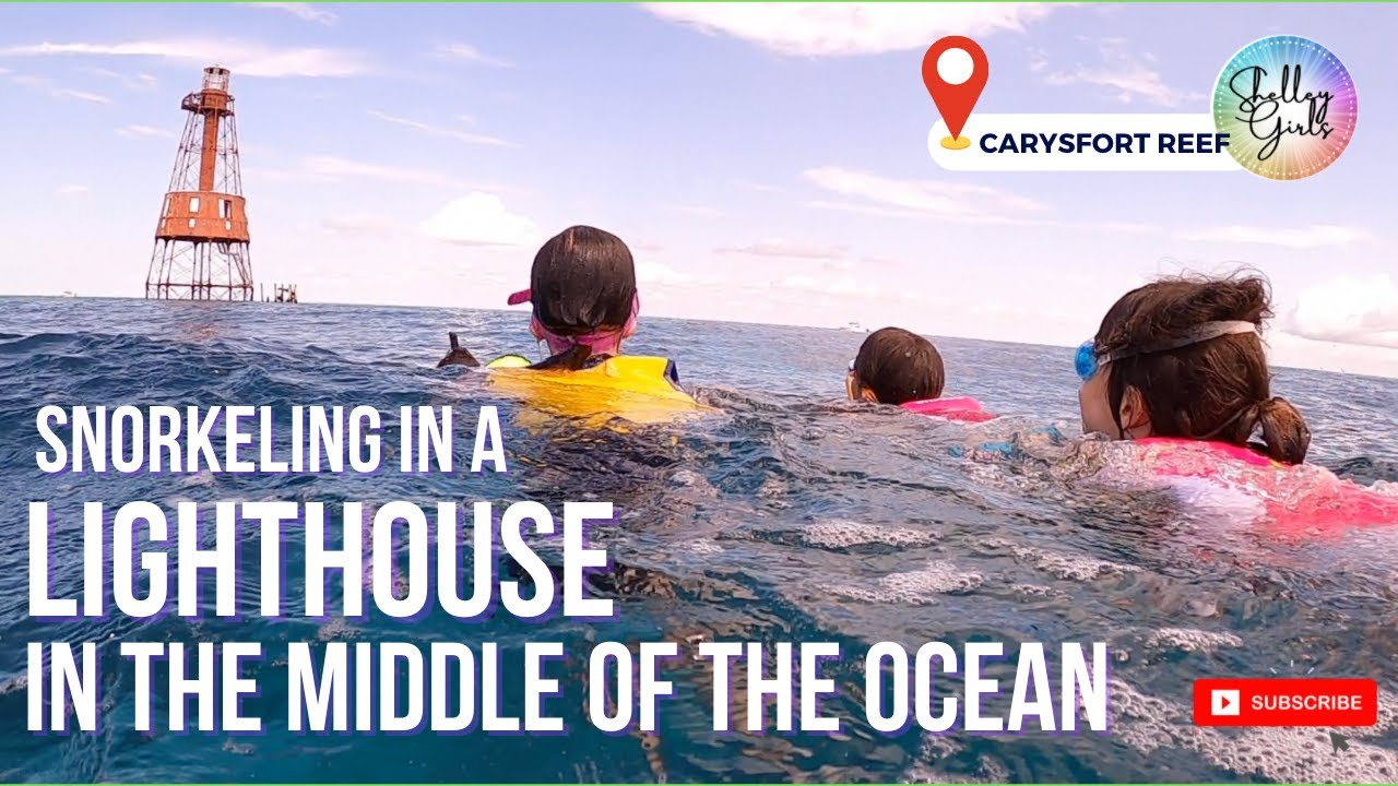 Snorkeling in an Abandoned Lighthouse in the Middle of the Ocean!