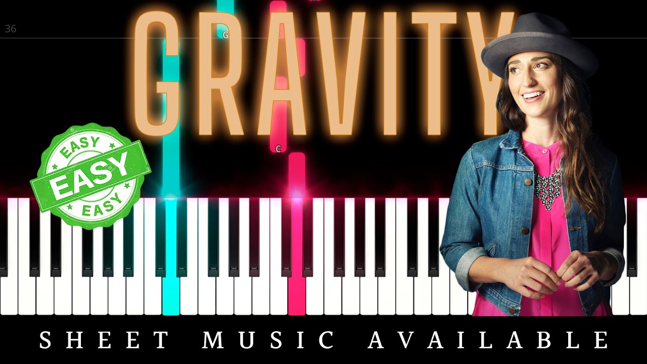 Gravity by Sara Bareilles (Easy Piano Tutorial)