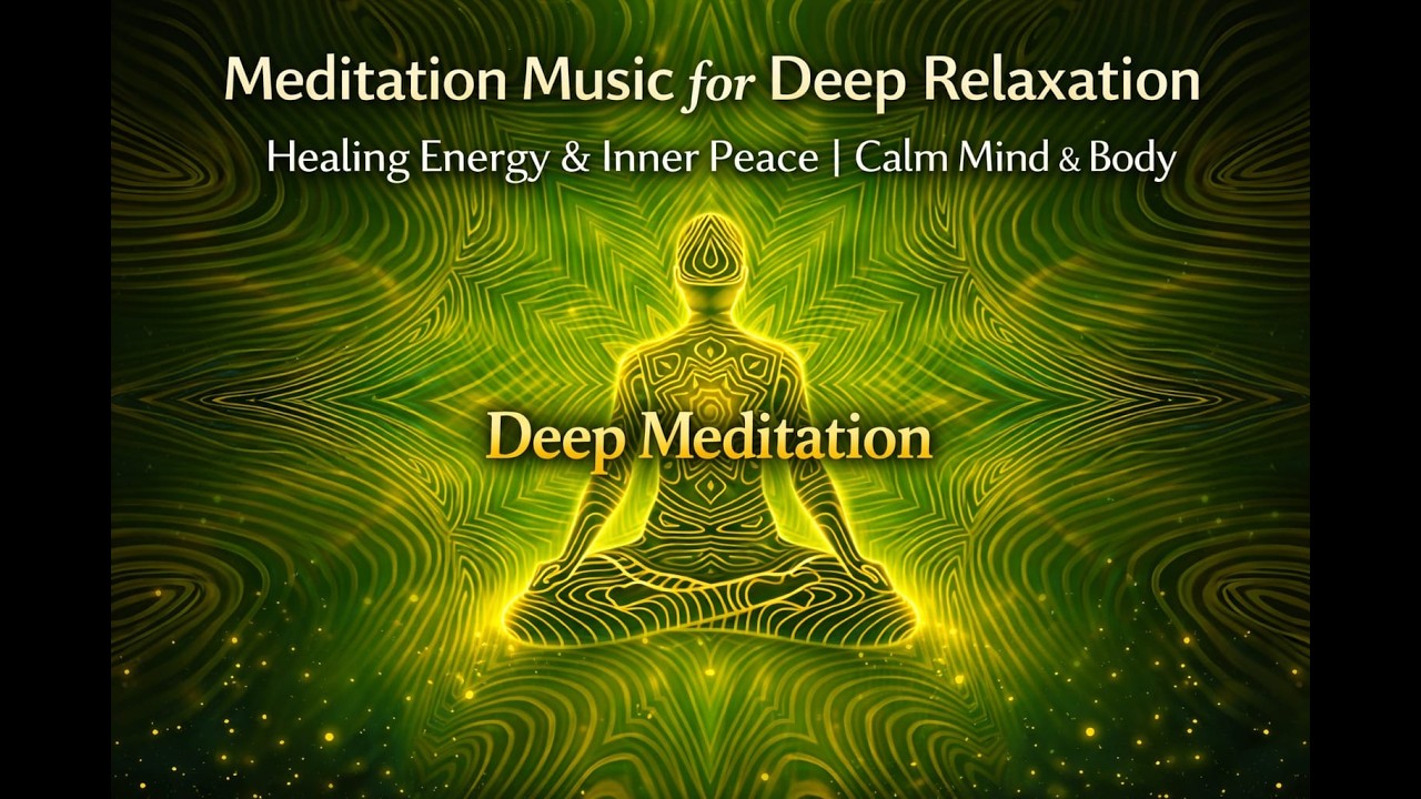Deep Meditation Music (Green Chakra) 🌿 Stress Relief • Healing Frequencies • 1 Hour