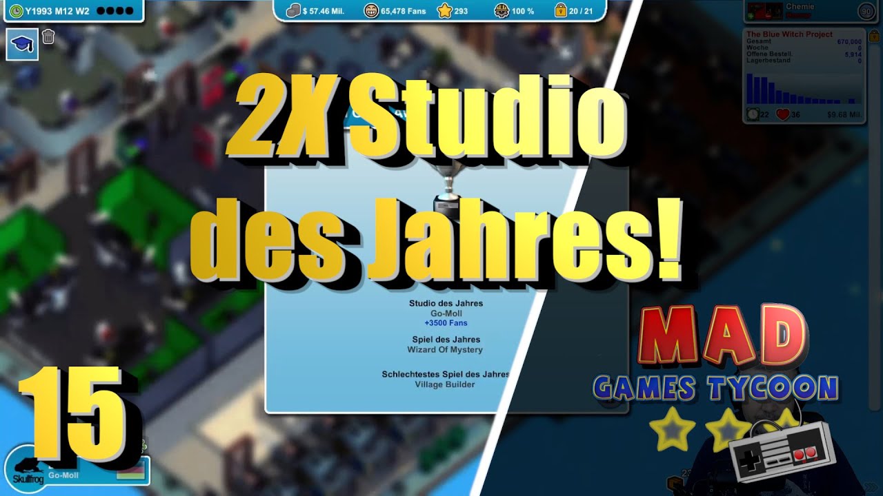 2X Studio des Jahres Mad Games Tycoon Lets Play 15