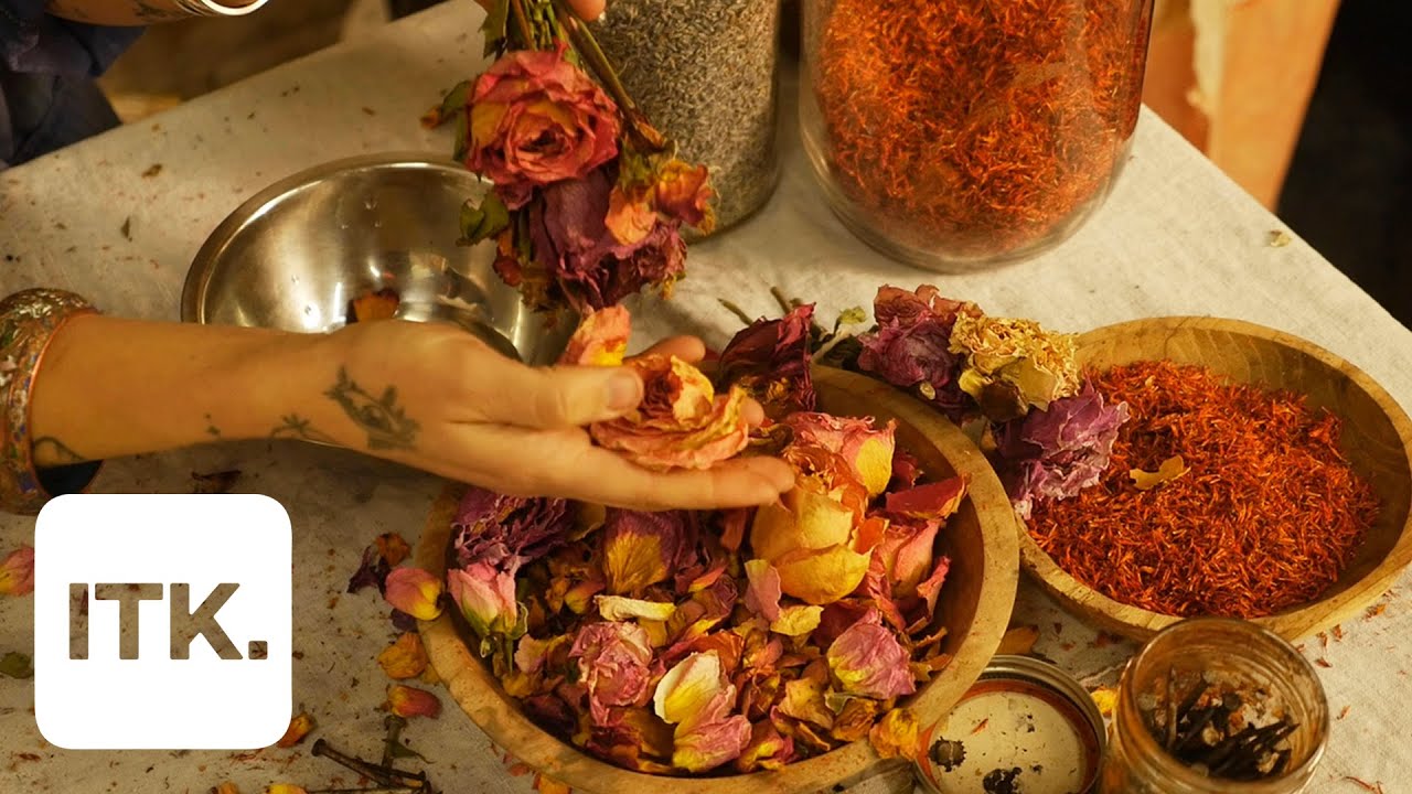 Designer Cara Marie Piazza converts food waste into natural dyes for her fabric