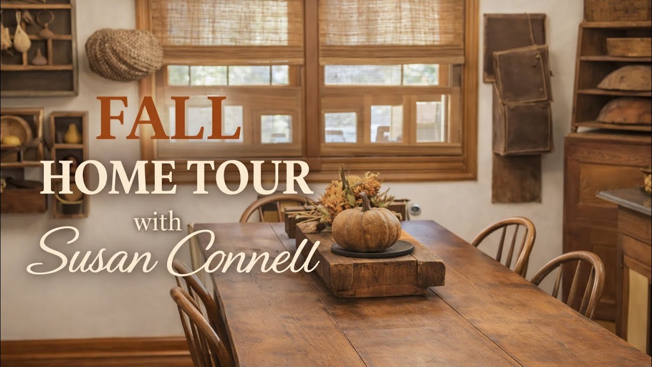ANTIQUE PRIMITIVE HOME TOUR ~ Perfect Prim Fall Autumn Decor 2024 ~ PRIMITIVES ANTIQUES DECORATING