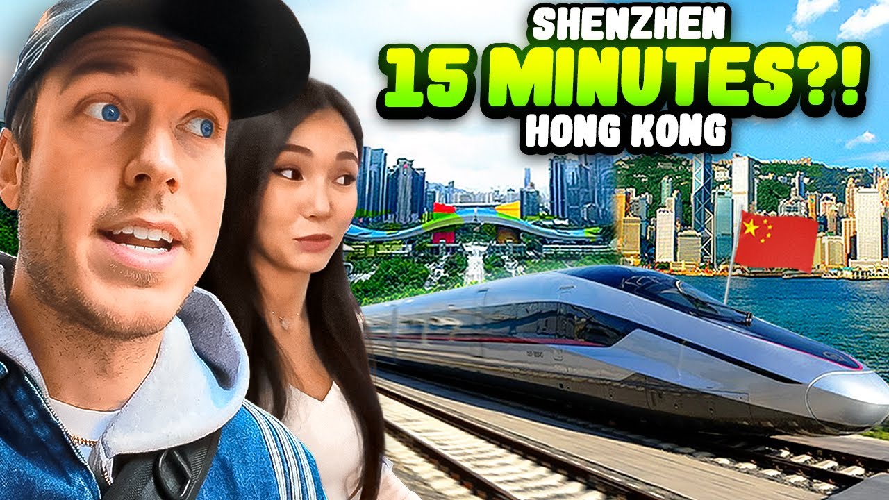 CHINA'S PUBLIC TRANSPORTATION BLOWS MY MIND - SHENZHEN TO HONG KONG DAY TRIP