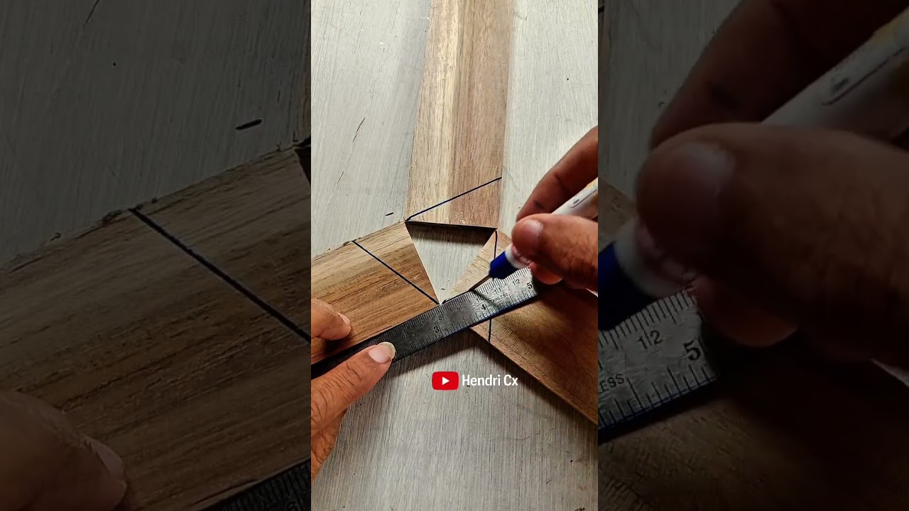 The Art of Three: Crafting a Seamless Triple Wood Joint #woodworking #tutorial #tips #diy