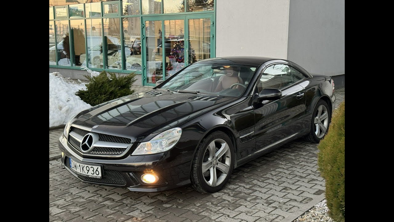Mercedes-Benz SL 350 3.5 V6 316 KM Sportmotor, 2010. Salon Polska. 59 tys. km! Wideoprezentacja.