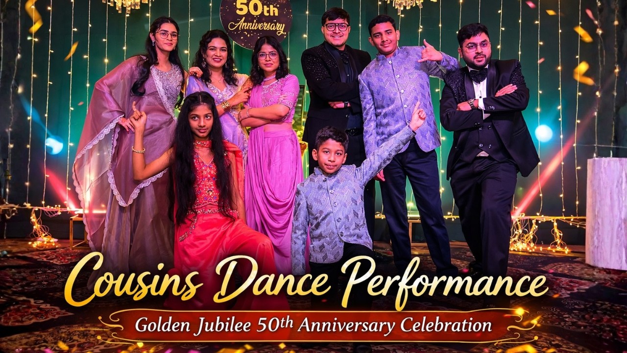 Cousins Dance Performance| Siblings Dance Performance  | Golden Jubilee 50th Anniversary Celebration