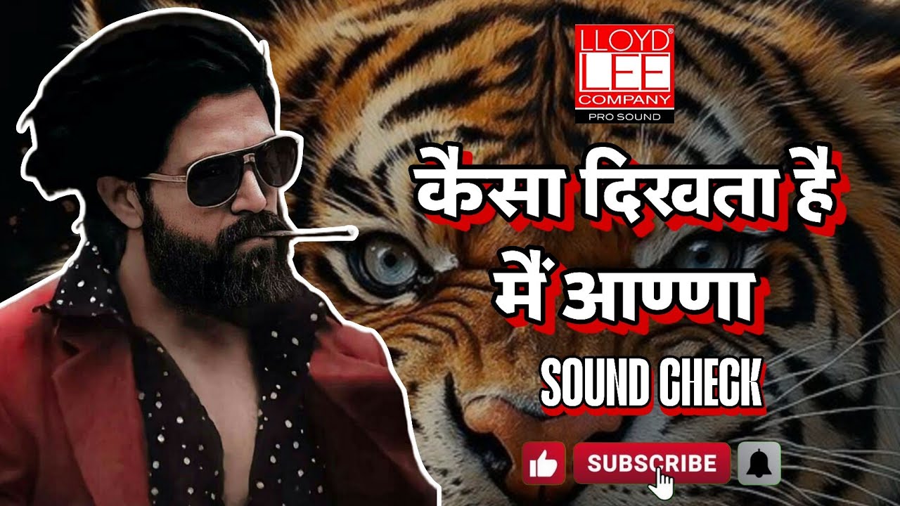 KAISA DIKHTA HAI MAI ANNA / ANNA MAIN VILLAIN DIALOGUE DJ SONG / SOUND CHECK / JORU KA GULAM ANNA / 