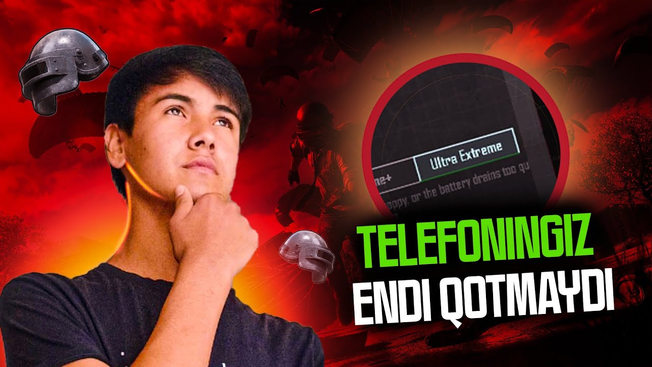 Pubg mobileda qotmasdan o'ynash