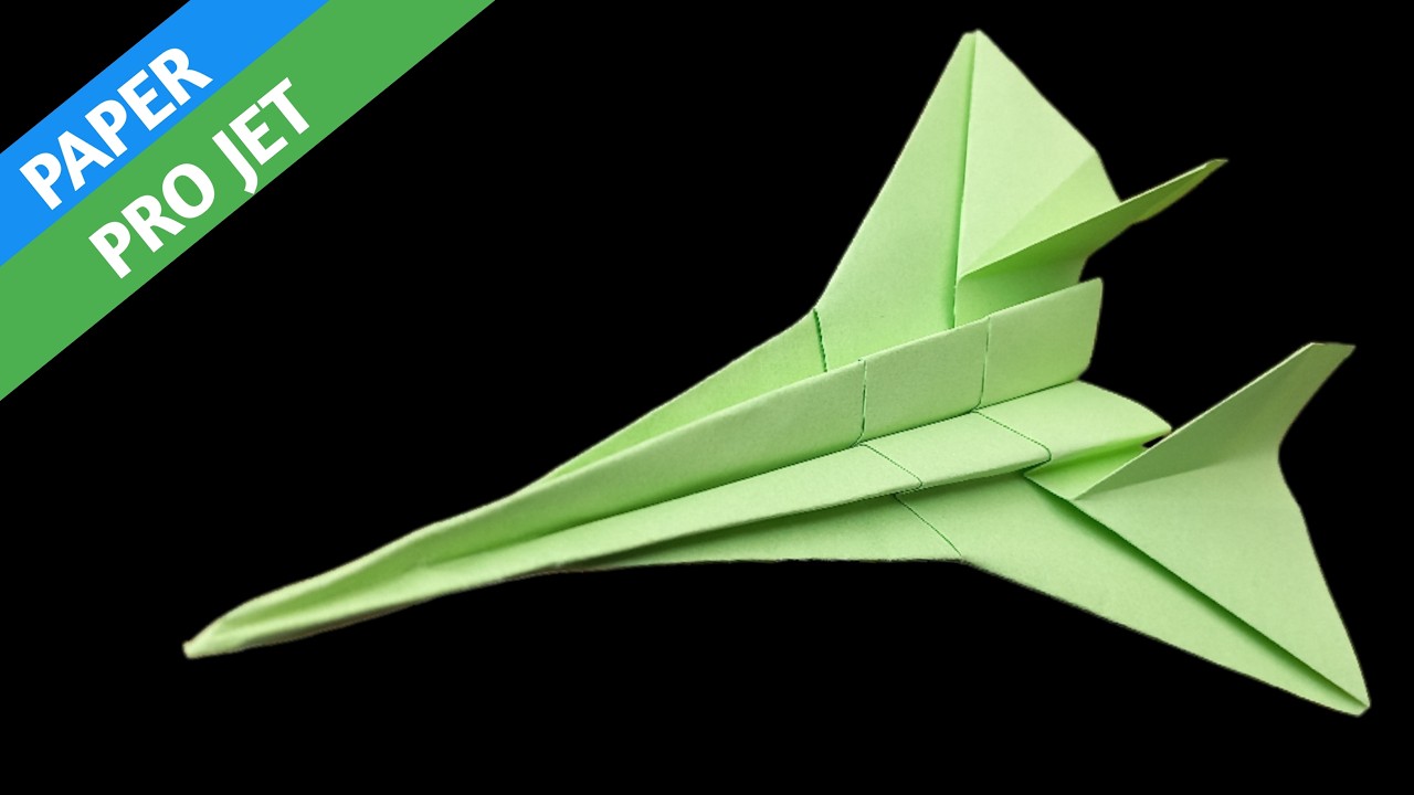 How To Make a Paper Pro Jet That Flies Far |Pro Paper Jet Airplane | Fast & Stable Flight
