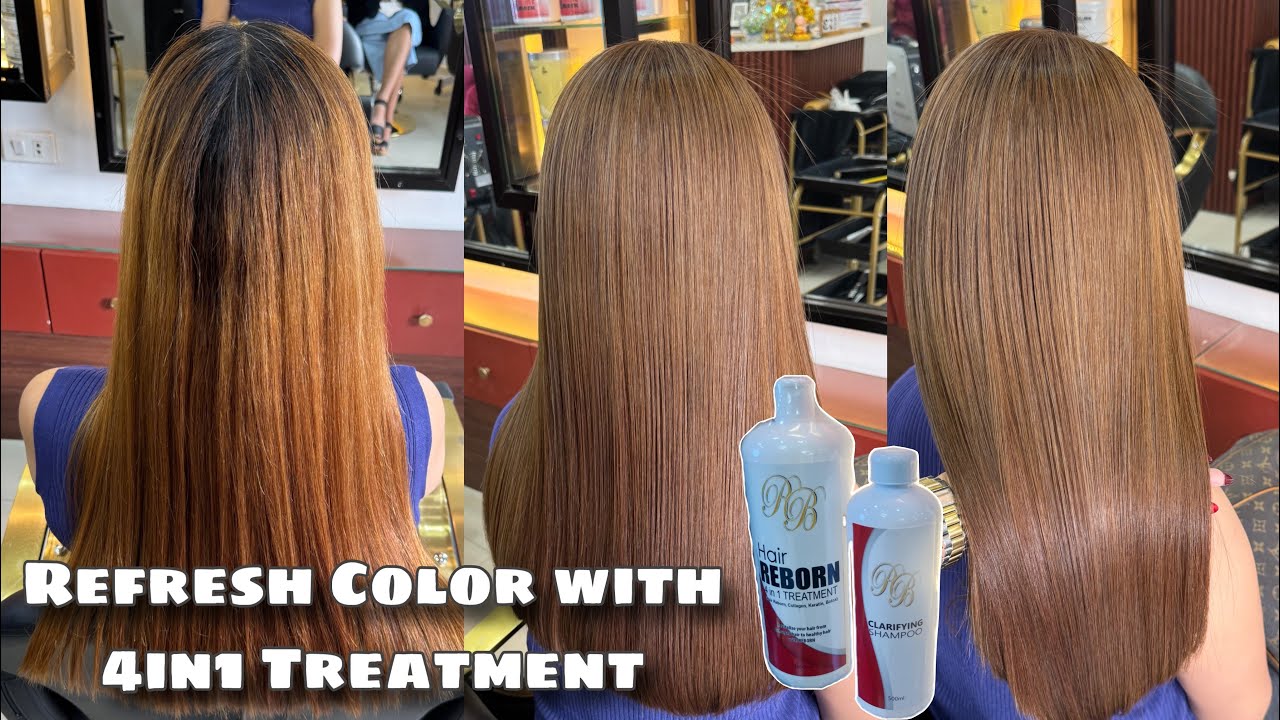 ASHTONE COLOR WITH 4in1 TREATMENT (hair tutorial color with treatment)