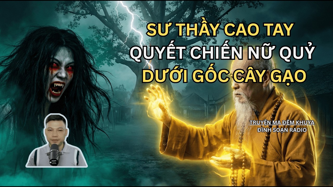 SƯ THẦY CAO TAY QUYẾT CHIẾN NỮ QUỶ DƯỚI GỐC CÂY | Truyện Ma Đình Soạn - Chuyện Ma Kinh Dị Đêm Khuya