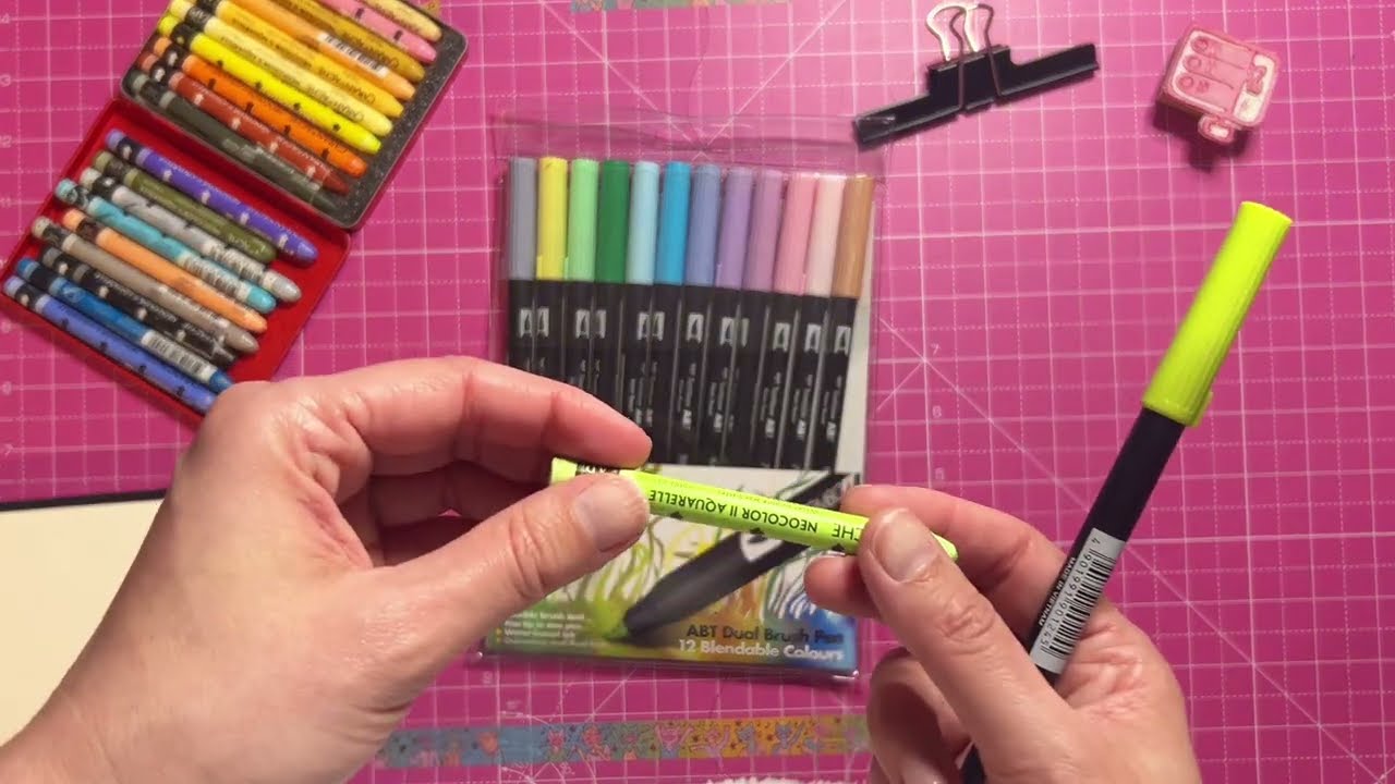 Art Haul & Unboxing - Holbein Acryla Gouache, Tombows, Neocolors & More