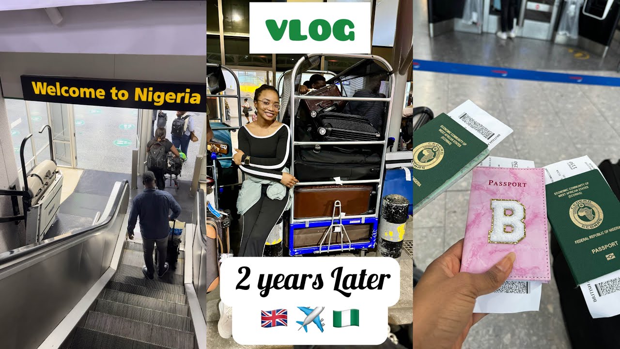 We Went Back to Africa - Nigeria 🇳🇬 After  2years in the UK 🇬🇧 - Family Reunion + big surprise ⏰