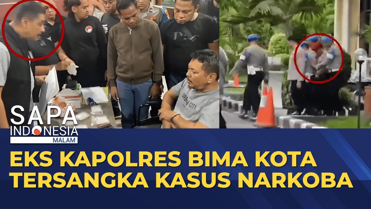 Eks Kapolres Bima Kota Tersangka Kasus Peredaran Narkoba | SAPA MALAM