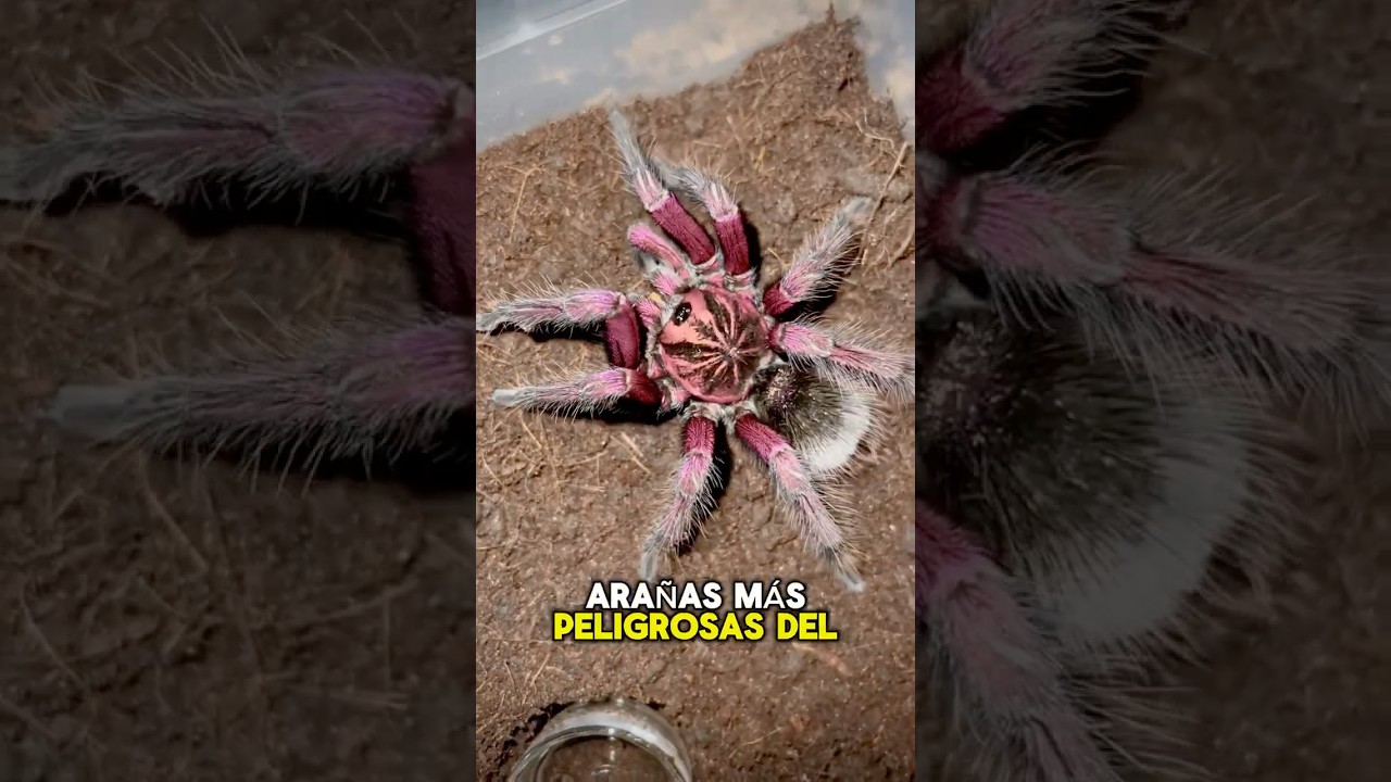 5 ARA&Ntilde;AS m&aacute;s PELIGROSAS del mundo 🕷️😨   (la #2 vive cerca de ti) #animales #curiosidades #ara&ntilde;as