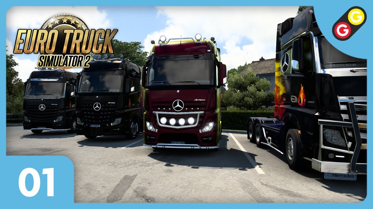 Euro Truck Simulator 2 #01 On découvre le jeu en multi ! [FR]