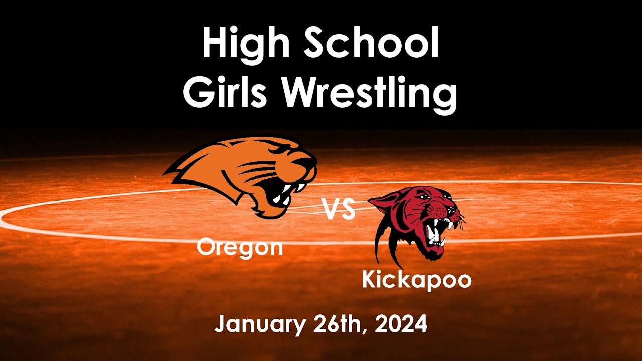 Girls Wrestling: Oregon vs Kickapoo (1/26/24)