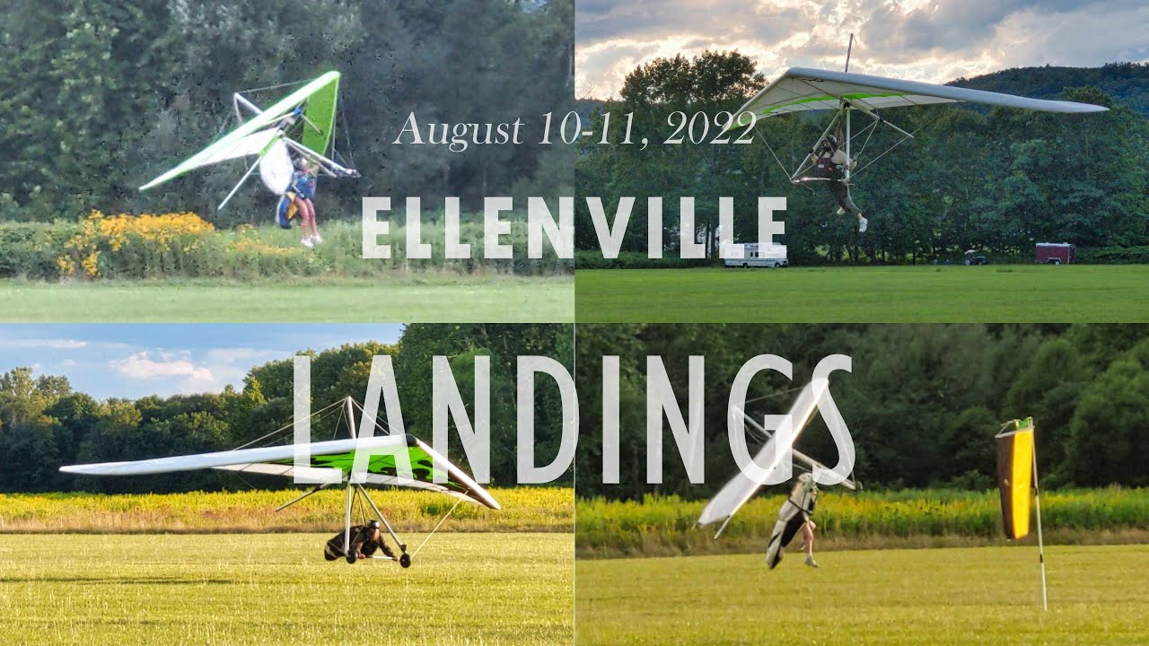 Ellenville Hang Glider Landings - August 10-11, 2022