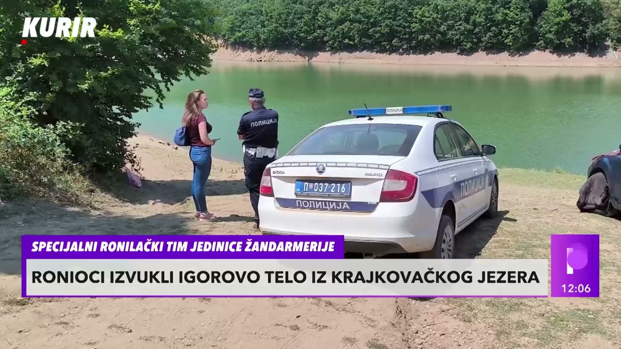 RONIOCI IZVUKLI IGOROVO TELO IZ KRAJKOVAČKOG JEZERA - Oglasio se brat!