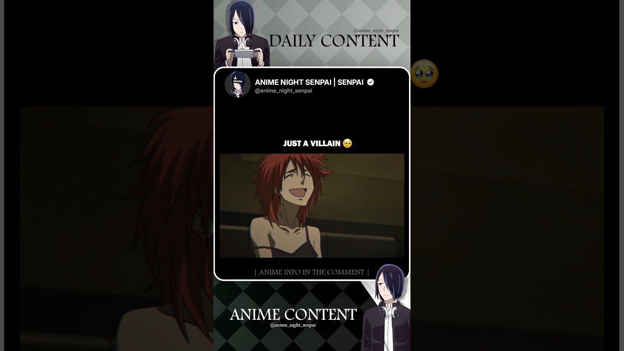 Just a Villain 🥹 | Darker than Black