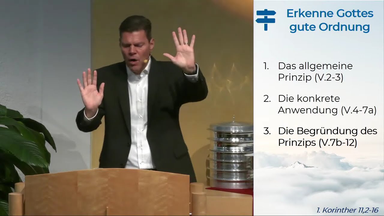 1. Korinther 11,2-16 - Muss die Frau ihr Haupt bedecken? - 16.11.2025