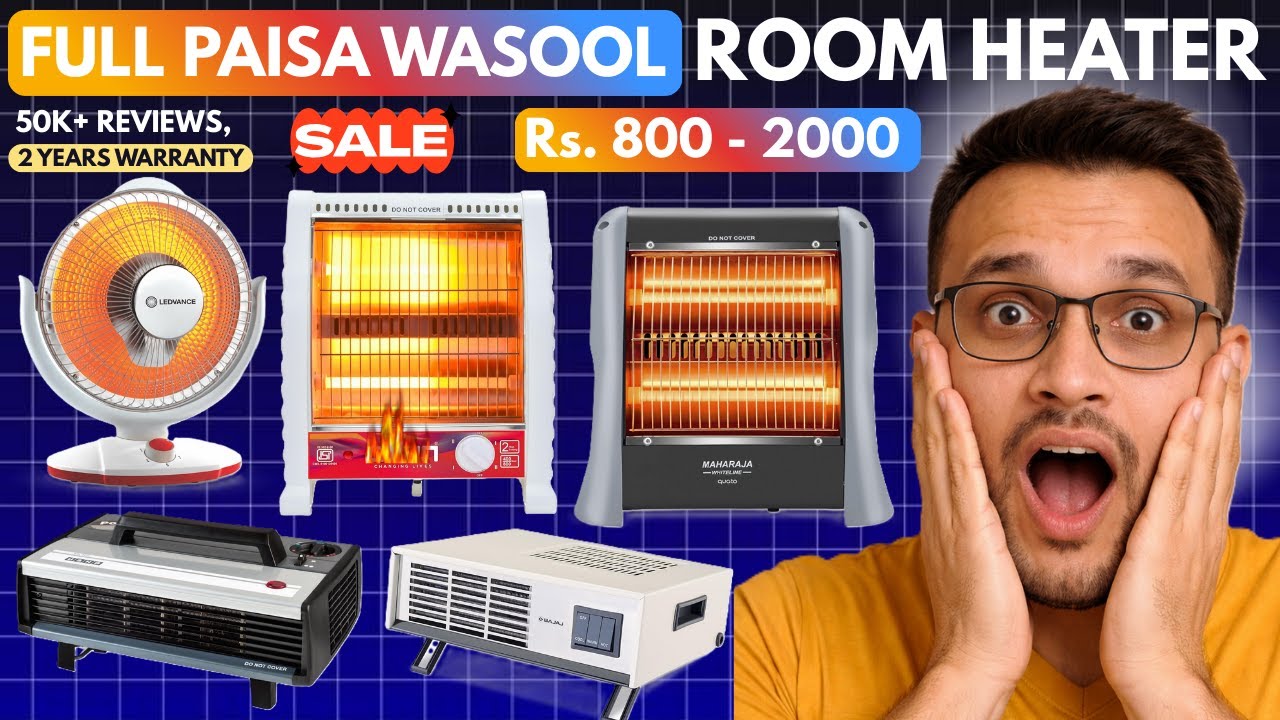 NEW BEST Room Heater Under 2000🔥India 2025🔥Room Heater Buying Guide🔥Top 5 Room Heaters for Winter
