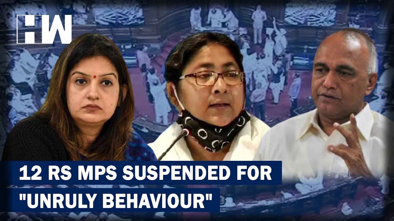 Headlines:12 Rajya Sabha MPs Suspended For 