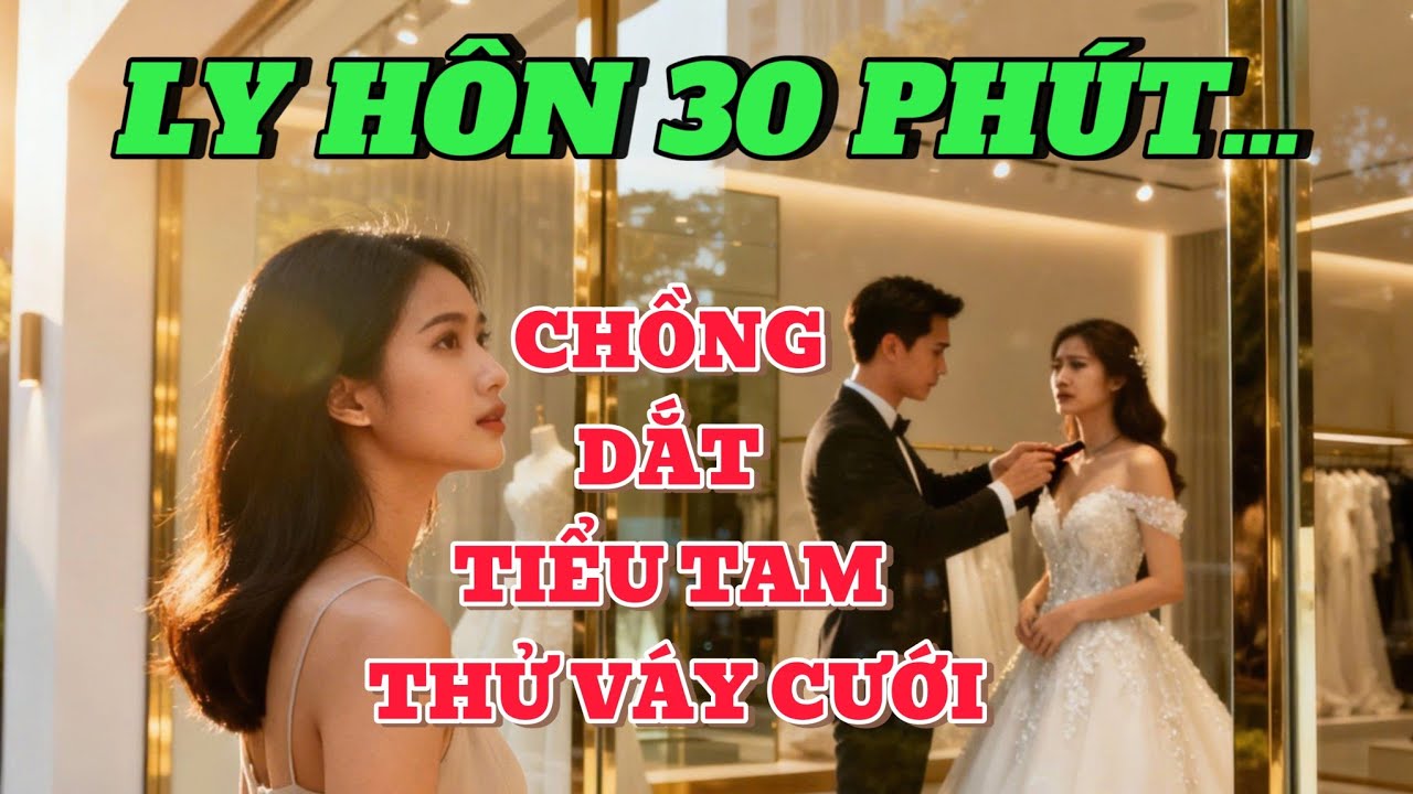 Ly Hôn Chưa Đầy 30 Phút, Chồng Đã Dắt Tiểu Tam Đi Thử Váy Cưới | Truyện Ngôn Tình Hay