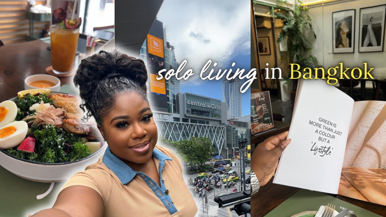 Solo Living in Bangkok | a Black Woman living abroad ✨| first time at central world mall