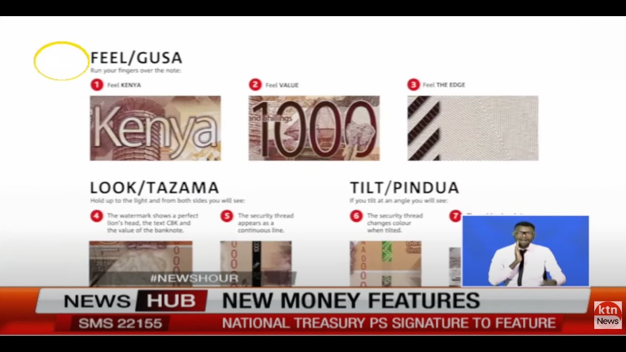 New money features: CBK introduces new changes to banknotes