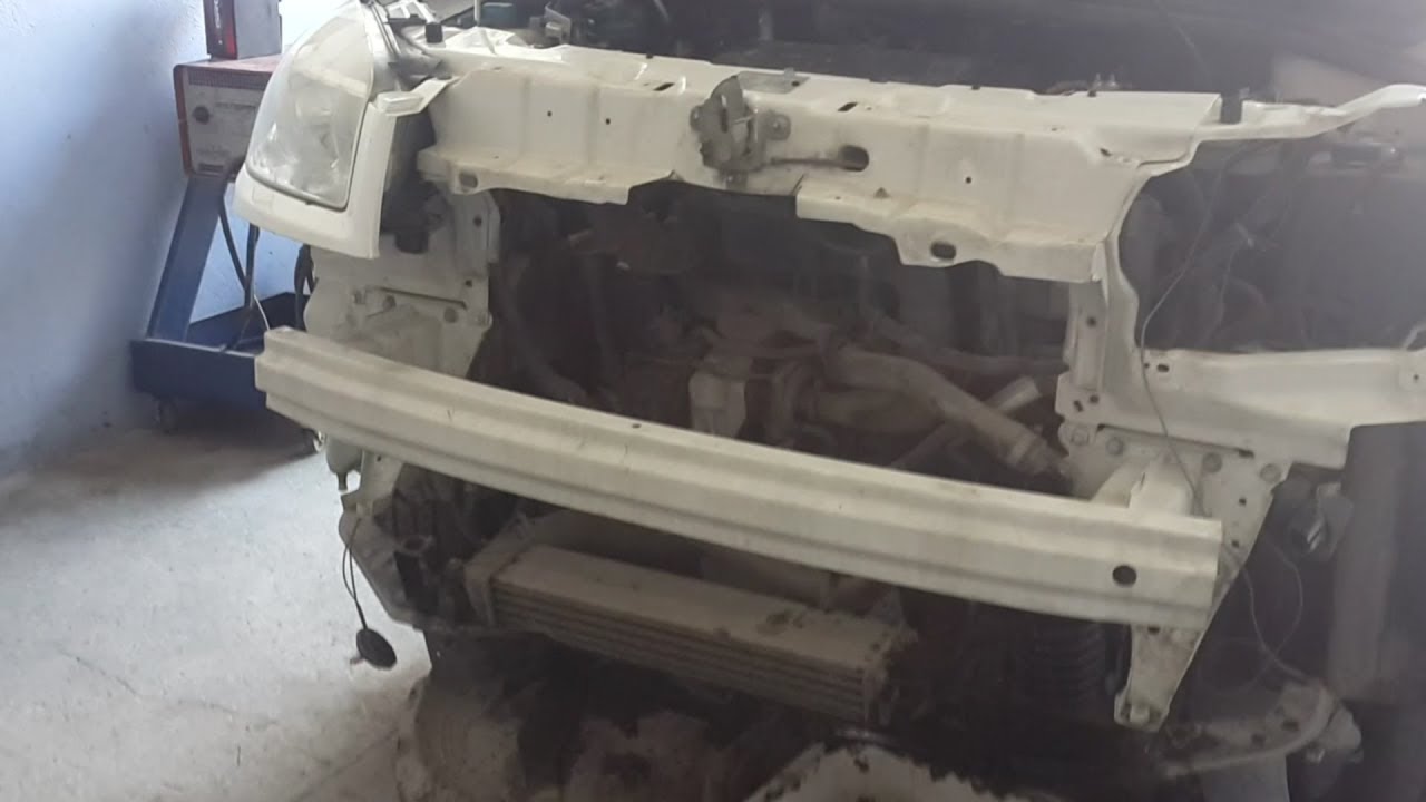 Radyatör değişimi Doblo - car radiator replacement