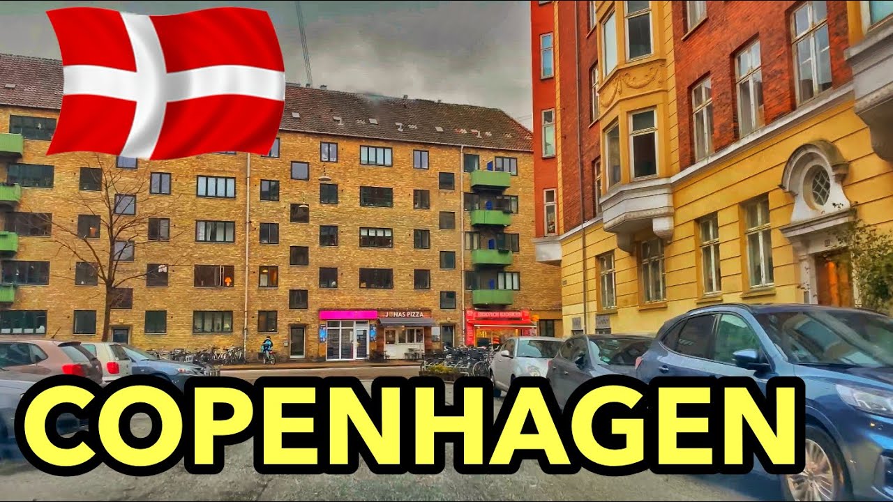 Copenhagen Denmark || 2022 - Driving In Denmark || 4k UHD 60fps