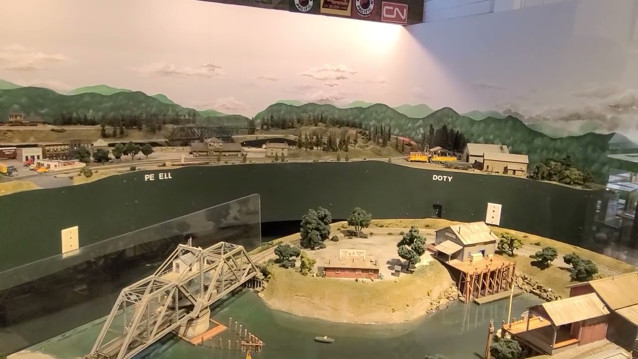 Model Railroad at Lewis County Historical Museum Old Chehalis Station