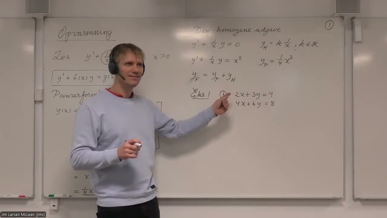 Mathematics 1 Absalon Lecture 18 English dub