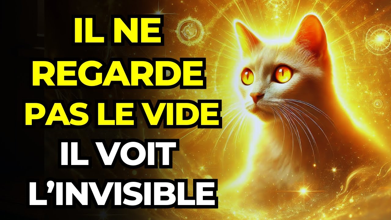 Pourquoi les CHATS Fixent le VIDE – La SIGNIFICATION PROFONDE Derrière Leurs Yeux