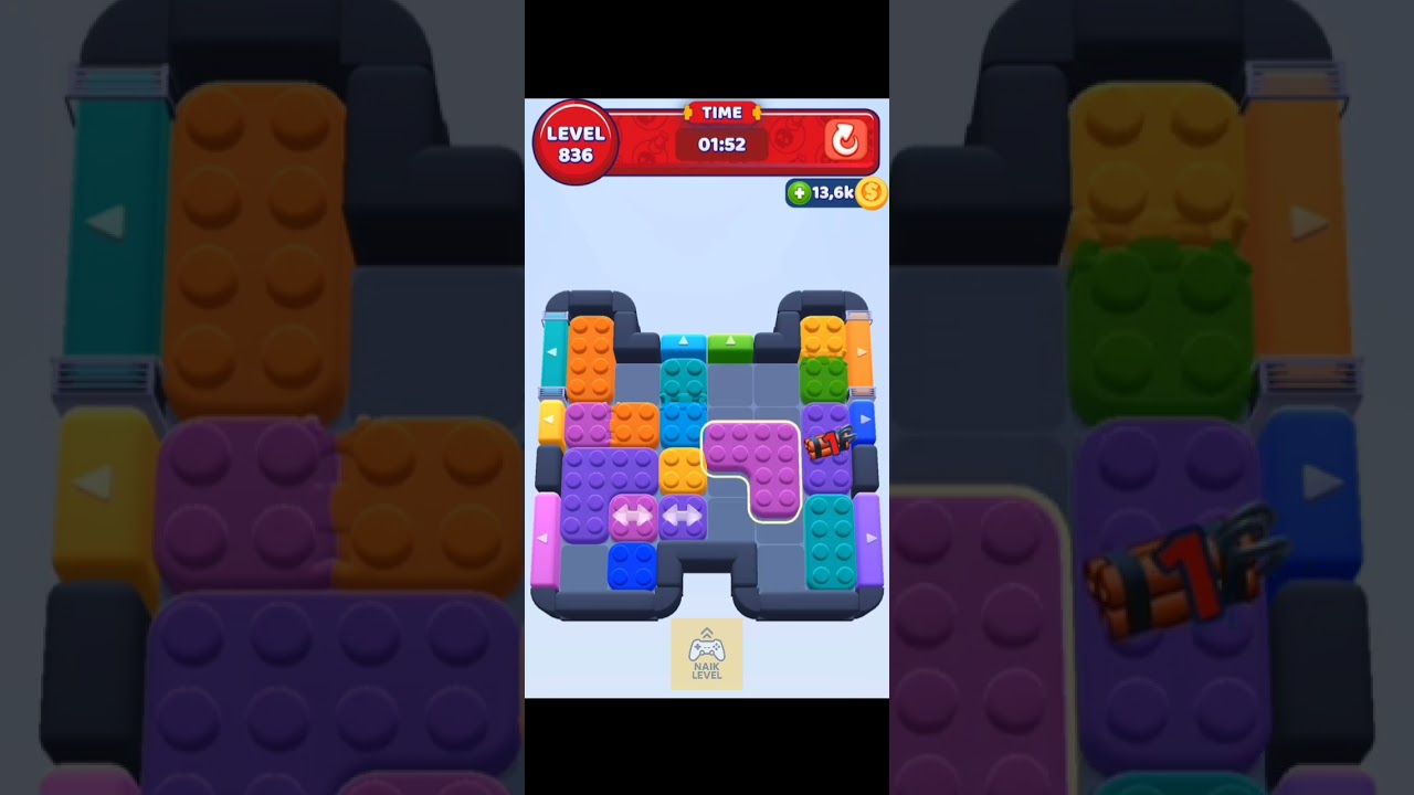 Color Block Jam Level 836 Solution Walktrough