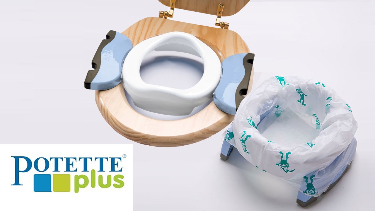 Potette Plus - Składany Nocnik turystyczny 2w1