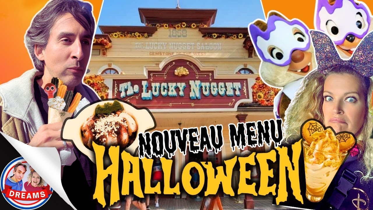 NOUVEAU MENU HALLOWEEN À FRONTIERLAND & RENCONTRE FANTÔMES DISNEYLAND PARIS