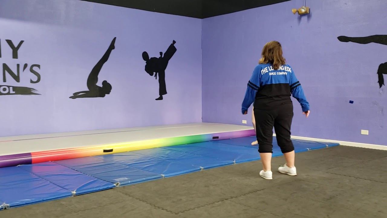 Aerials!  Beginner drills to front aerials