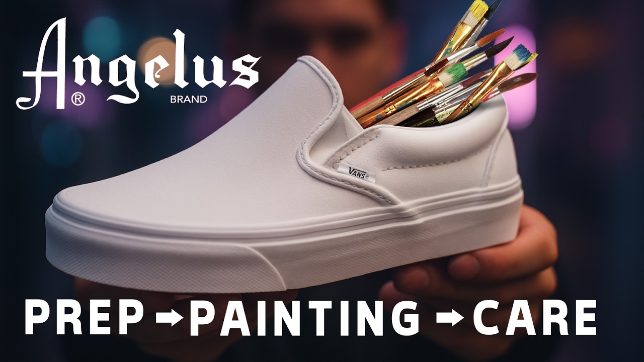 Как персонализировать кеды Vans с помощью краски Angelus Paint