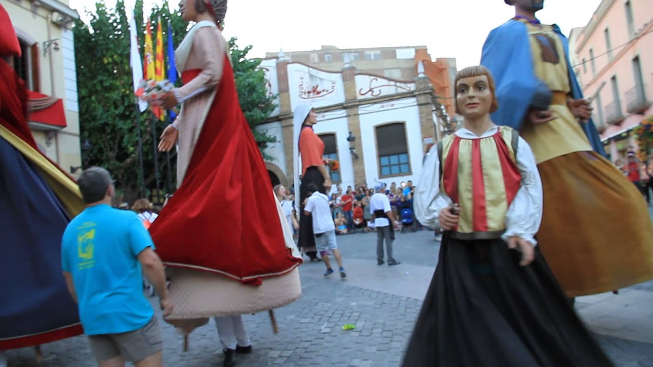 FESTA MAJOR MOLLET DEL VALLÈS 2015. TROBADA GEGANTERA. GEGANTS DE CERDANYOLA DEL VALLÈS
