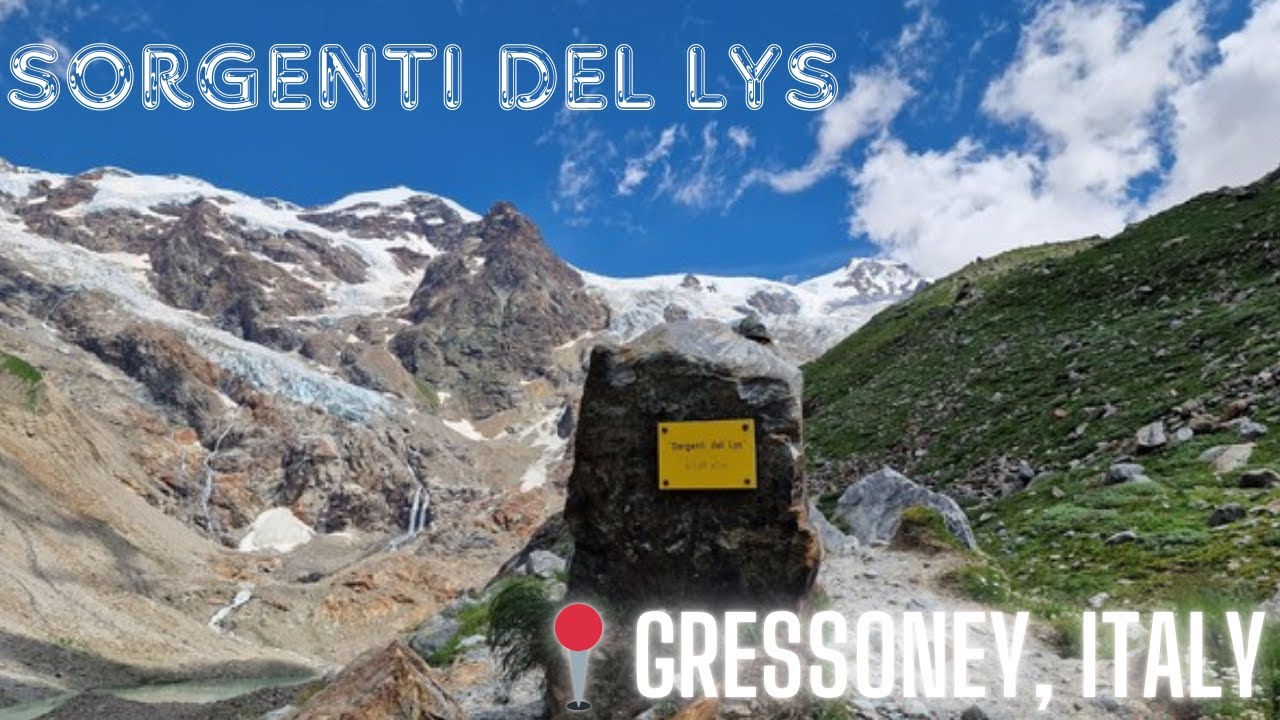 LE SORGENTI DEL LYS. 📍Gressoney, Italy. Escursionismo, ASMR.