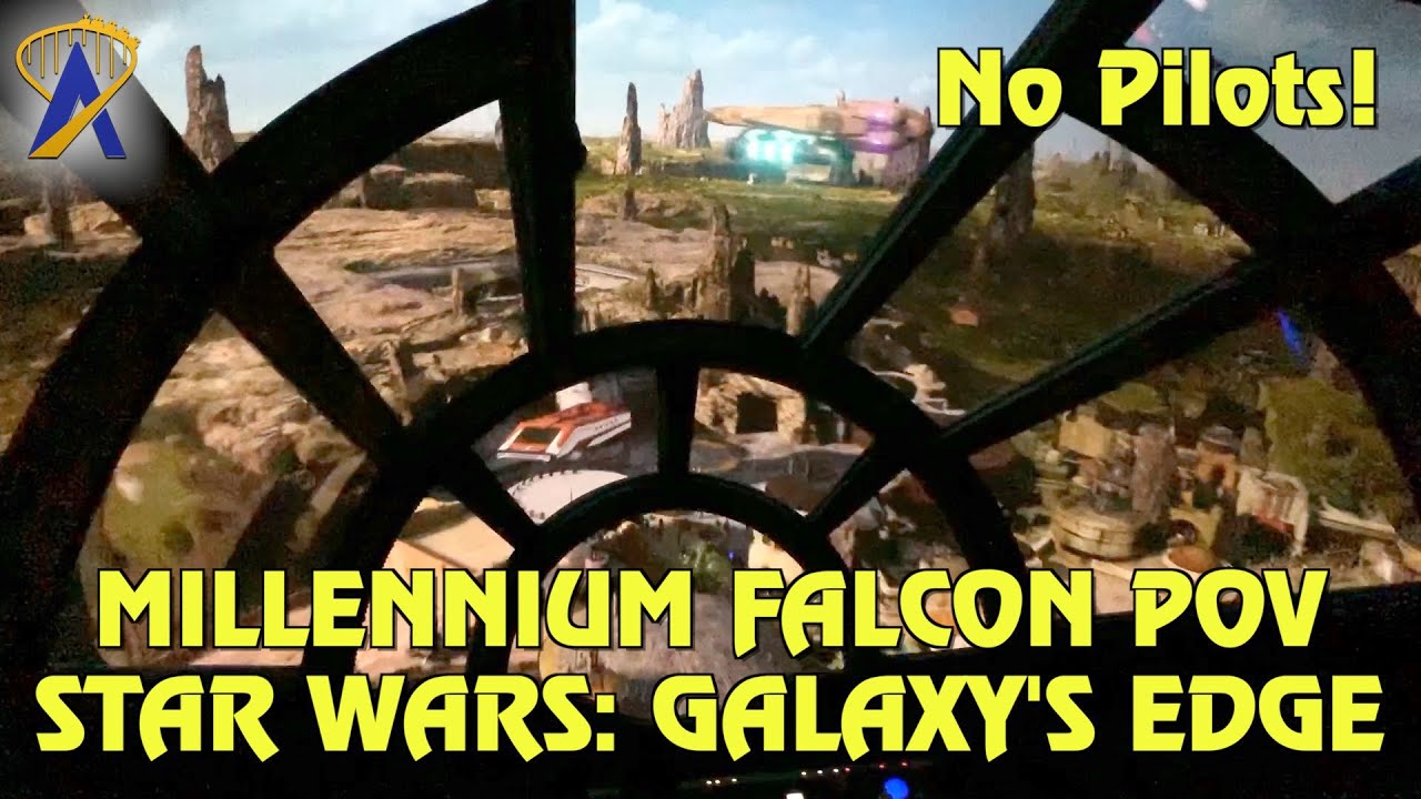 Millennium Falcon: Smugglers Run POV with No Pilots - Star Wars: Galaxy's Edge