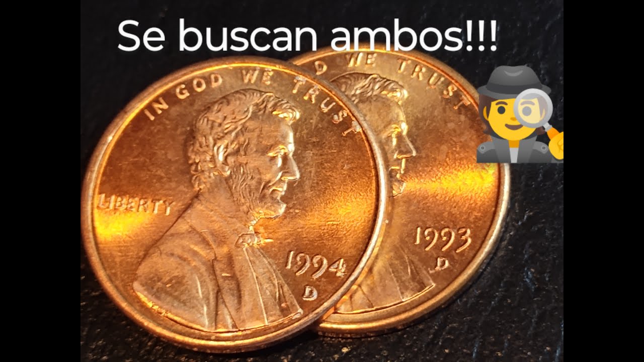 👉se buscan!! 1993d y 1994 Lincoln cents errores y valores 💵💵🕵️